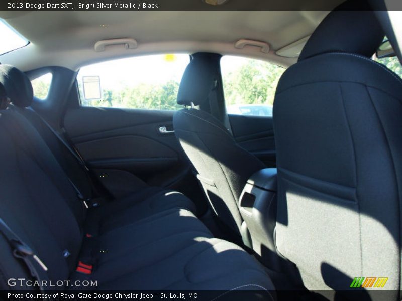 Bright Silver Metallic / Black 2013 Dodge Dart SXT