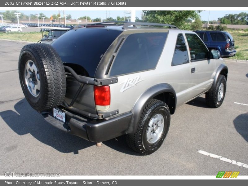 Light Pewter Metallic / Graphite 2003 Chevrolet Blazer LS ZR2 4x4