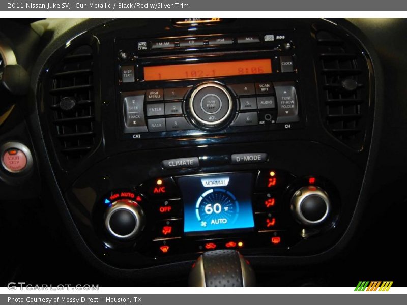 Gun Metallic / Black/Red w/Silver Trim 2011 Nissan Juke SV
