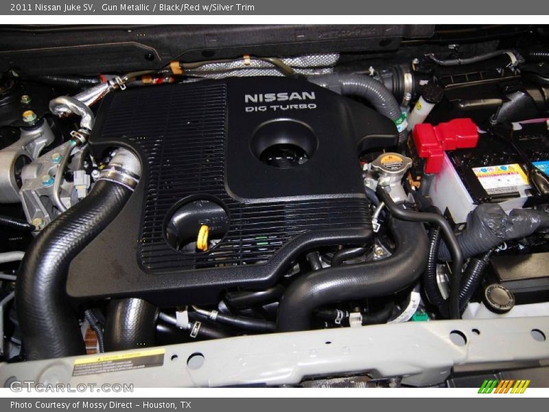 Gun Metallic / Black/Red w/Silver Trim 2011 Nissan Juke SV