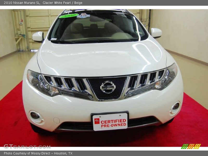 Glacier White Pearl / Beige 2010 Nissan Murano SL