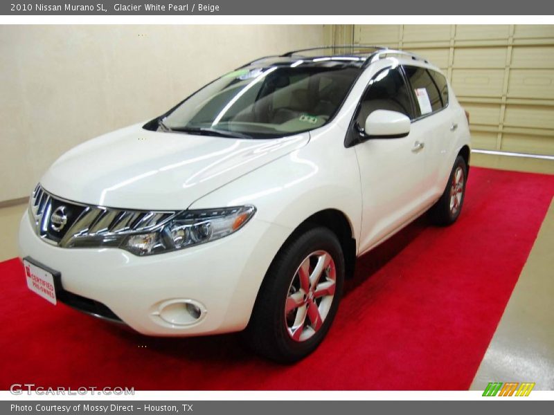 Glacier White Pearl / Beige 2010 Nissan Murano SL