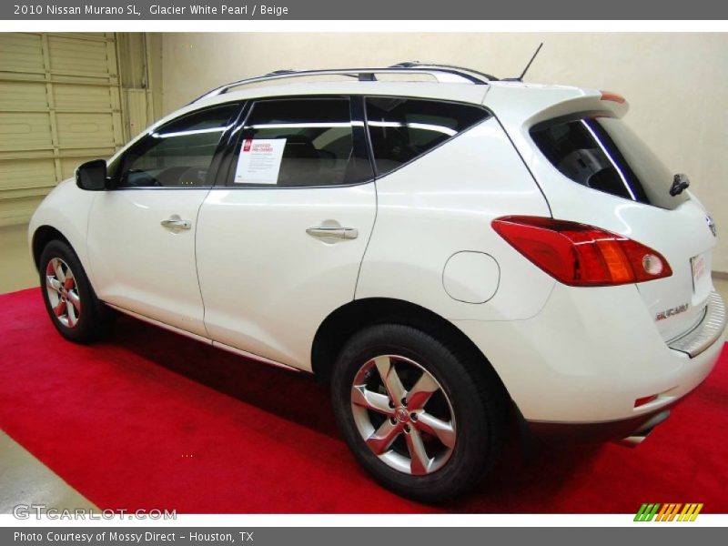 Glacier White Pearl / Beige 2010 Nissan Murano SL
