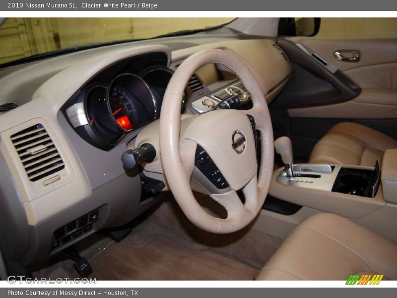 Glacier White Pearl / Beige 2010 Nissan Murano SL