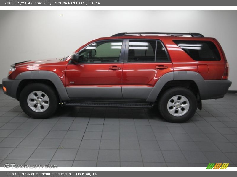 Impulse Red Pearl / Taupe 2003 Toyota 4Runner SR5