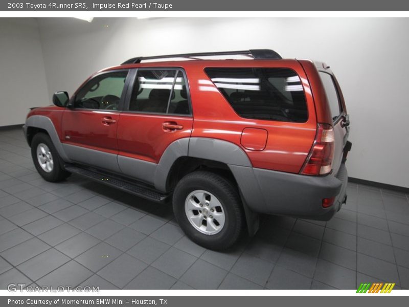 Impulse Red Pearl / Taupe 2003 Toyota 4Runner SR5