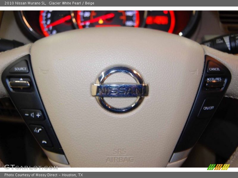 Glacier White Pearl / Beige 2010 Nissan Murano SL