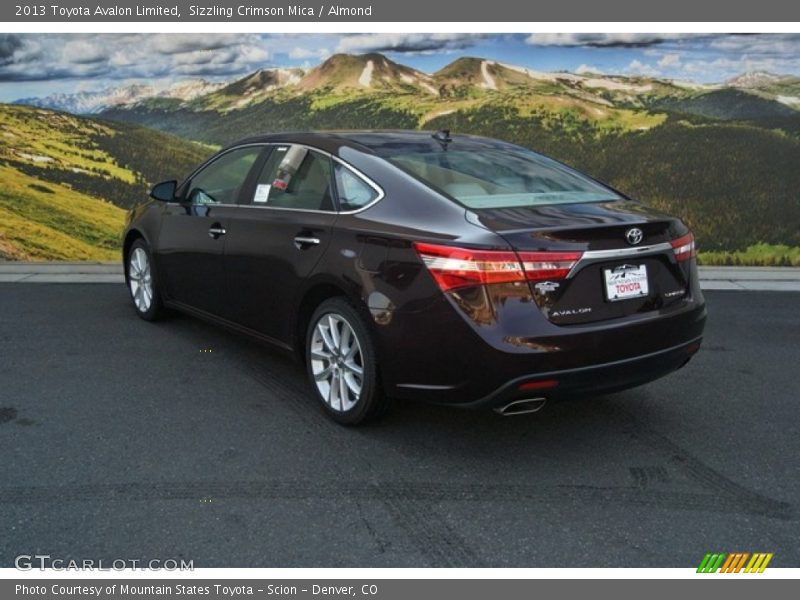 Sizzling Crimson Mica / Almond 2013 Toyota Avalon Limited