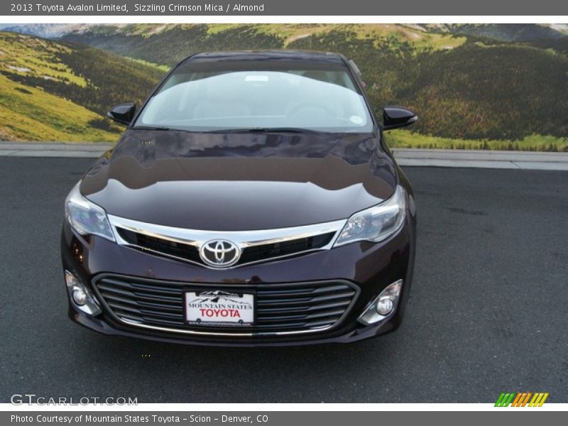 Sizzling Crimson Mica / Almond 2013 Toyota Avalon Limited
