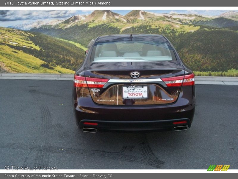 Sizzling Crimson Mica / Almond 2013 Toyota Avalon Limited