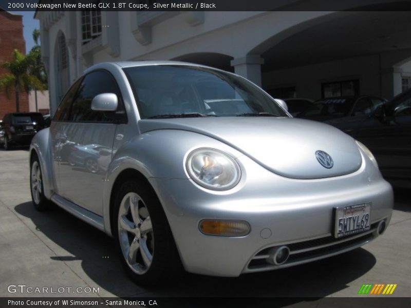 Silver Metallic / Black 2000 Volkswagen New Beetle GLX 1.8T Coupe