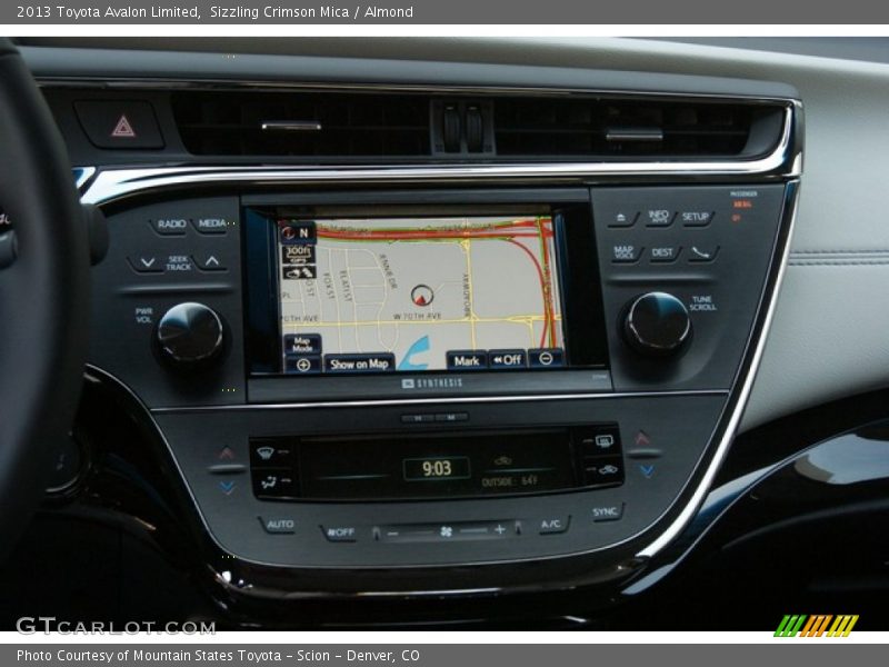 Sizzling Crimson Mica / Almond 2013 Toyota Avalon Limited