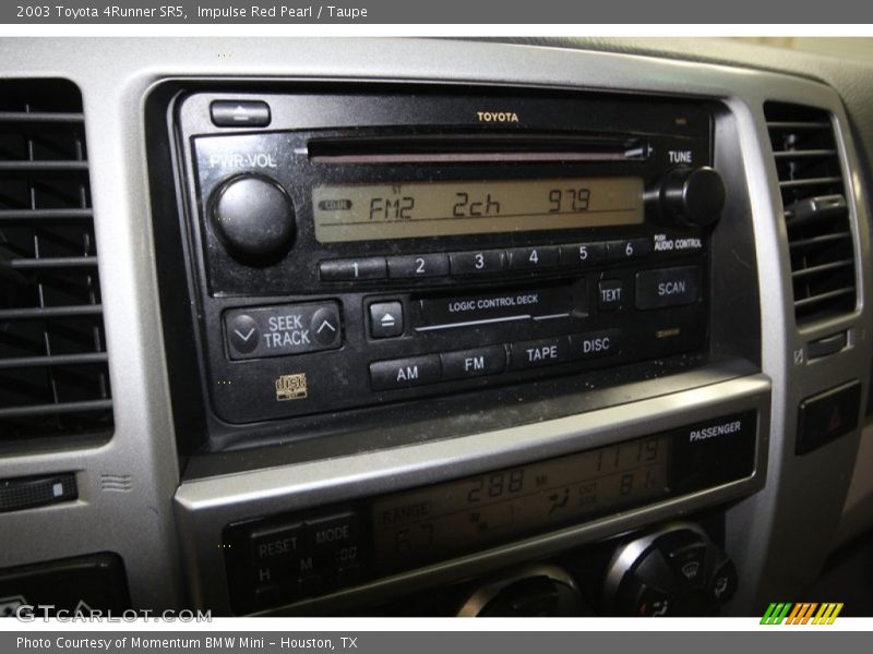 Impulse Red Pearl / Taupe 2003 Toyota 4Runner SR5
