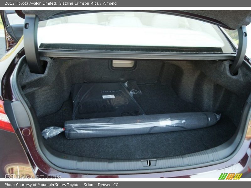 Sizzling Crimson Mica / Almond 2013 Toyota Avalon Limited