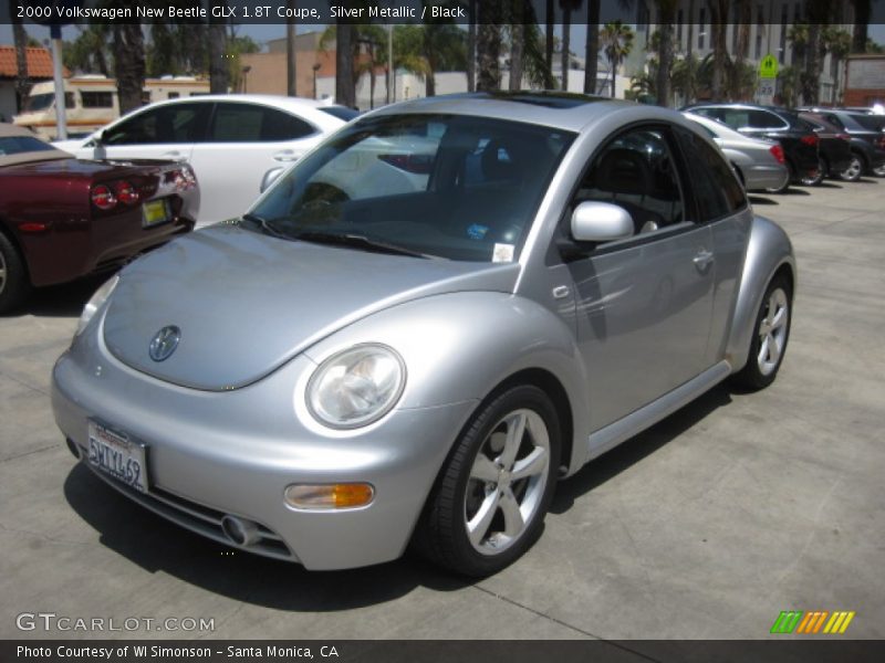 Silver Metallic / Black 2000 Volkswagen New Beetle GLX 1.8T Coupe