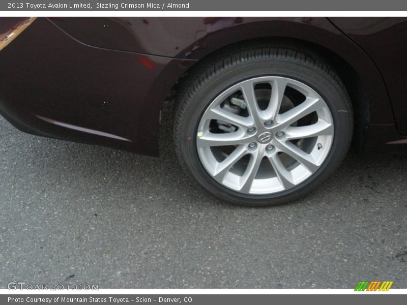 Sizzling Crimson Mica / Almond 2013 Toyota Avalon Limited