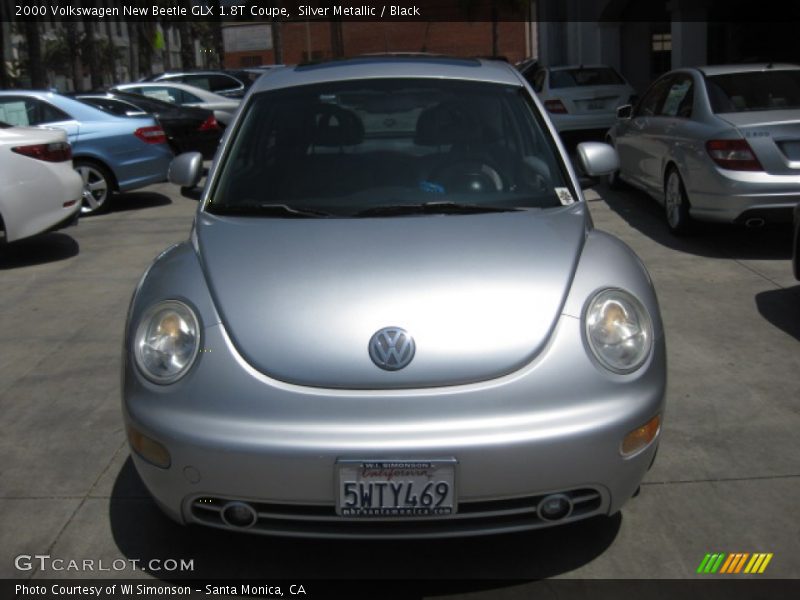 Silver Metallic / Black 2000 Volkswagen New Beetle GLX 1.8T Coupe
