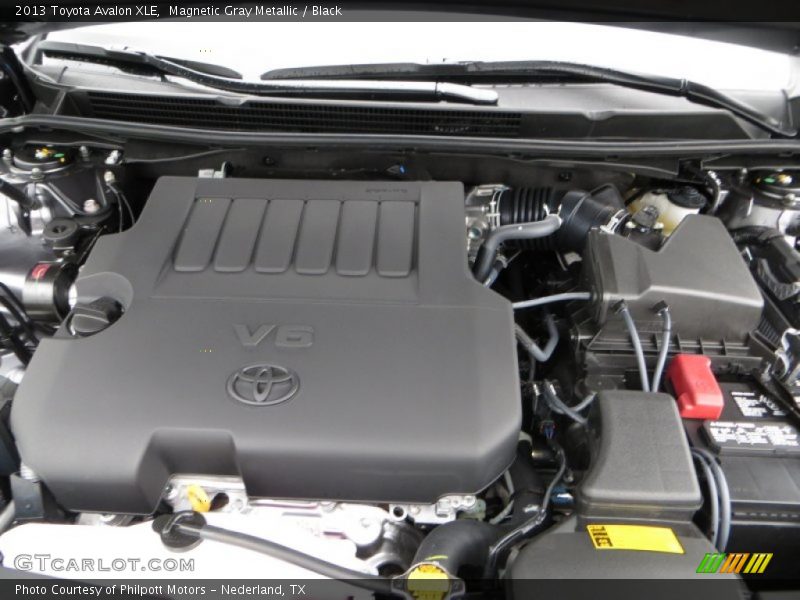 Magnetic Gray Metallic / Black 2013 Toyota Avalon XLE