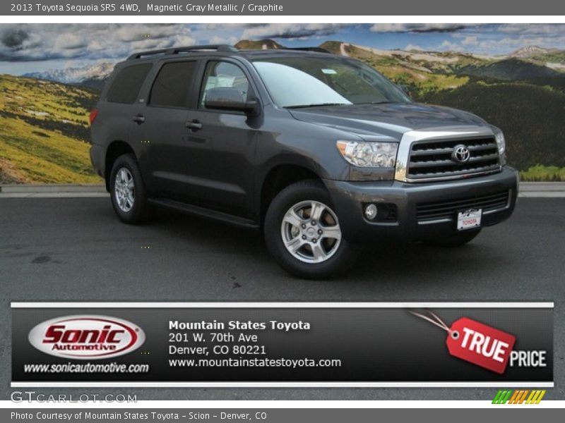 Magnetic Gray Metallic / Graphite 2013 Toyota Sequoia SR5 4WD