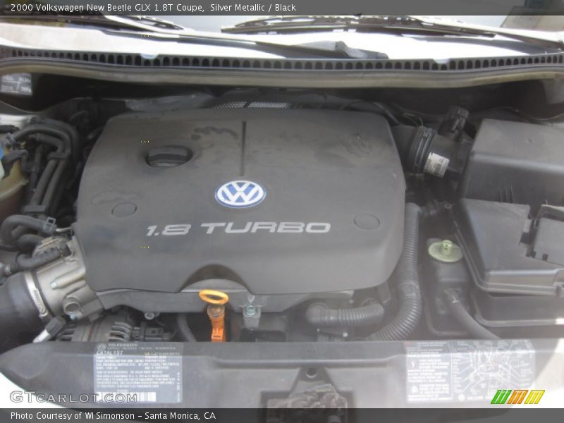Silver Metallic / Black 2000 Volkswagen New Beetle GLX 1.8T Coupe