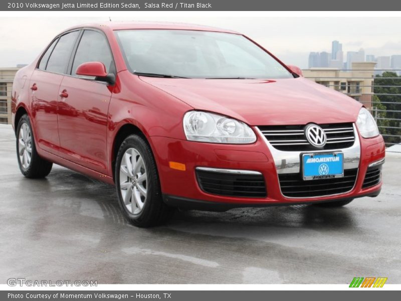 Salsa Red / Titan Black 2010 Volkswagen Jetta Limited Edition Sedan