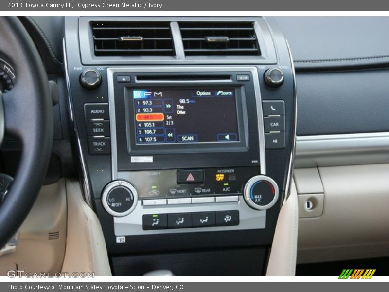 Cypress Green Metallic / Ivory 2013 Toyota Camry LE