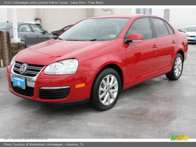 Salsa Red / Titan Black 2010 Volkswagen Jetta Limited Edition Sedan