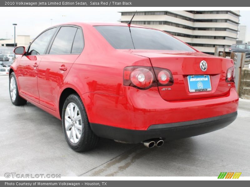 Salsa Red / Titan Black 2010 Volkswagen Jetta Limited Edition Sedan