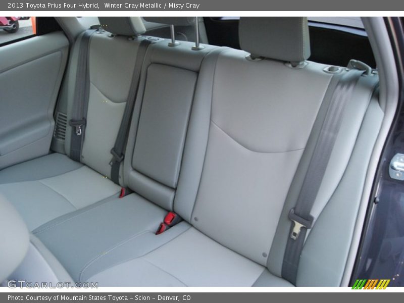 Winter Gray Metallic / Misty Gray 2013 Toyota Prius Four Hybrid