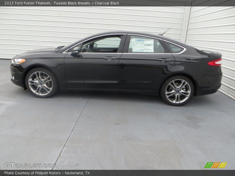 Tuxedo Black Metallic / Charcoal Black 2013 Ford Fusion Titanium