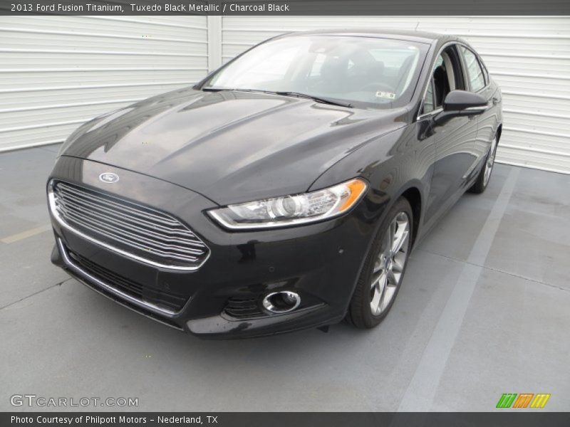 Tuxedo Black Metallic / Charcoal Black 2013 Ford Fusion Titanium