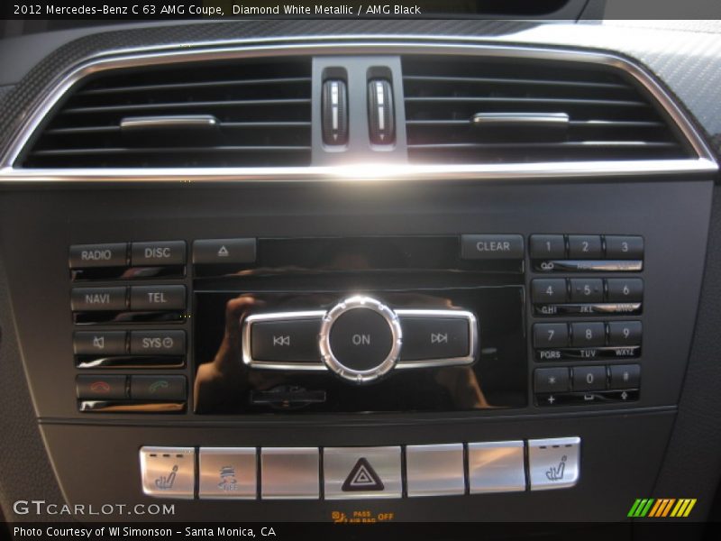 Diamond White Metallic / AMG Black 2012 Mercedes-Benz C 63 AMG Coupe