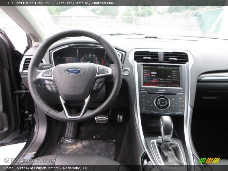 Tuxedo Black Metallic / Charcoal Black 2013 Ford Fusion Titanium