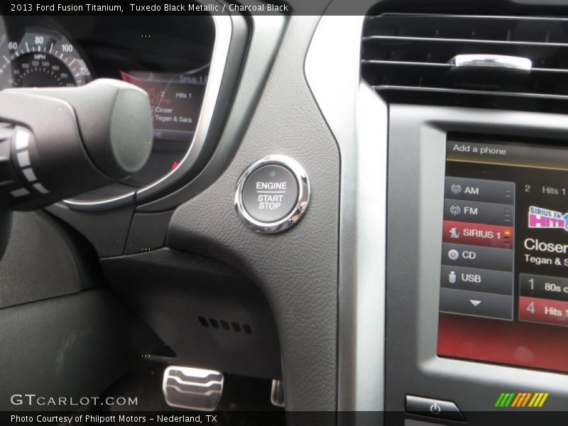 Tuxedo Black Metallic / Charcoal Black 2013 Ford Fusion Titanium