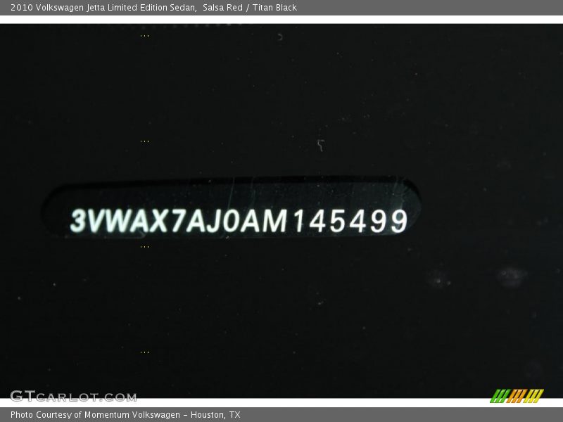 Salsa Red / Titan Black 2010 Volkswagen Jetta Limited Edition Sedan