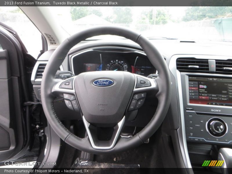 Tuxedo Black Metallic / Charcoal Black 2013 Ford Fusion Titanium