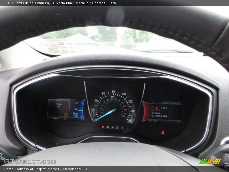 Tuxedo Black Metallic / Charcoal Black 2013 Ford Fusion Titanium
