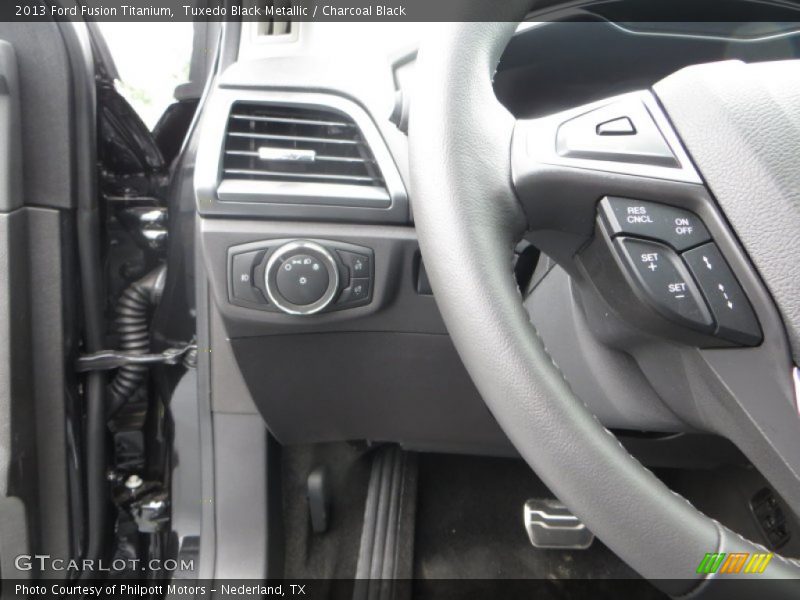 Tuxedo Black Metallic / Charcoal Black 2013 Ford Fusion Titanium