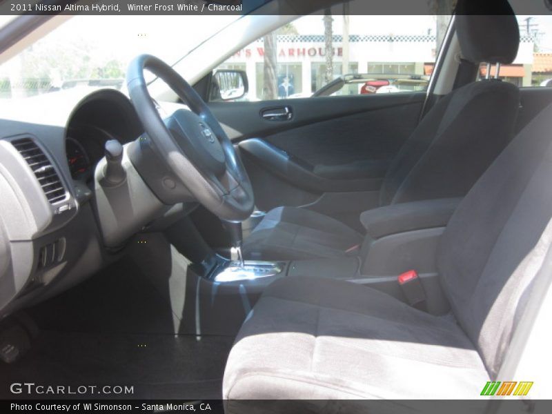 Winter Frost White / Charcoal 2011 Nissan Altima Hybrid