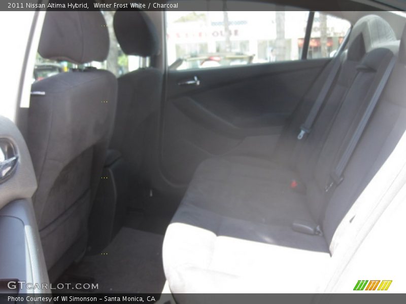 Winter Frost White / Charcoal 2011 Nissan Altima Hybrid