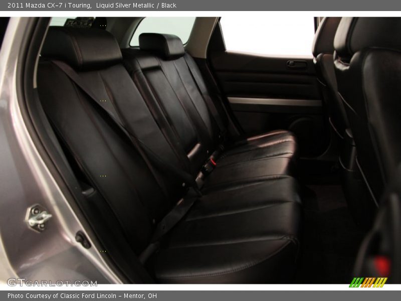 Liquid Silver Metallic / Black 2011 Mazda CX-7 i Touring