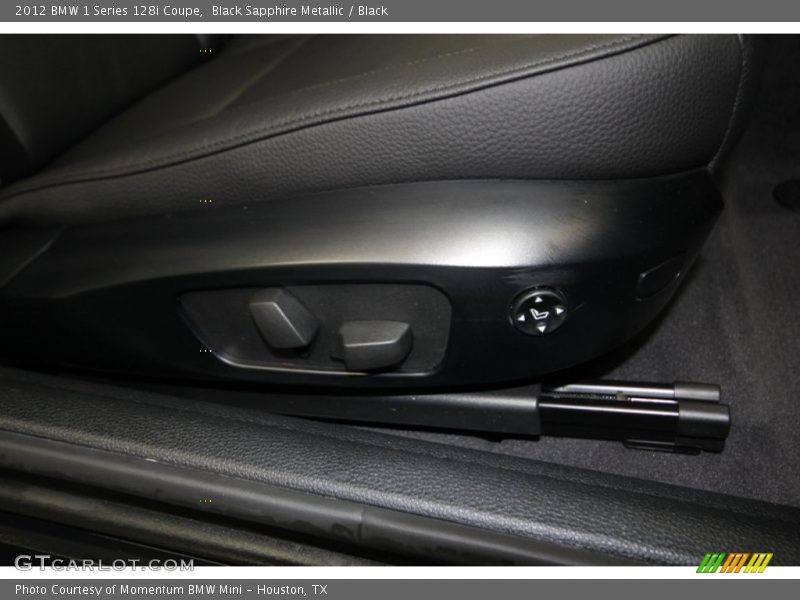 Black Sapphire Metallic / Black 2012 BMW 1 Series 128i Coupe