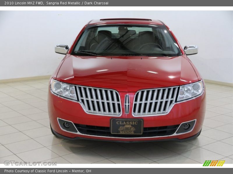 Sangria Red Metallic / Dark Charcoal 2010 Lincoln MKZ FWD