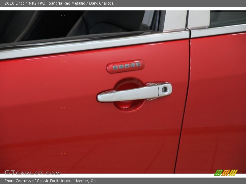 Sangria Red Metallic / Dark Charcoal 2010 Lincoln MKZ FWD