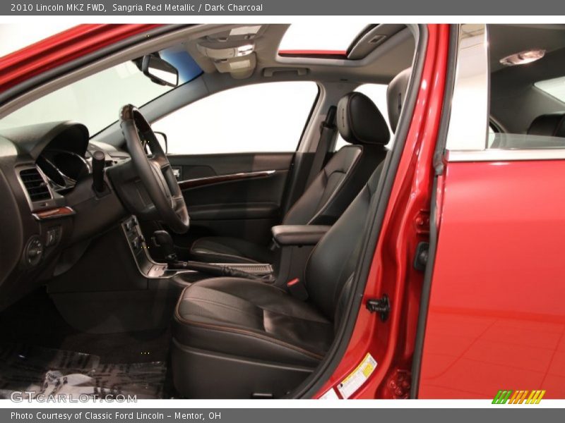 Sangria Red Metallic / Dark Charcoal 2010 Lincoln MKZ FWD