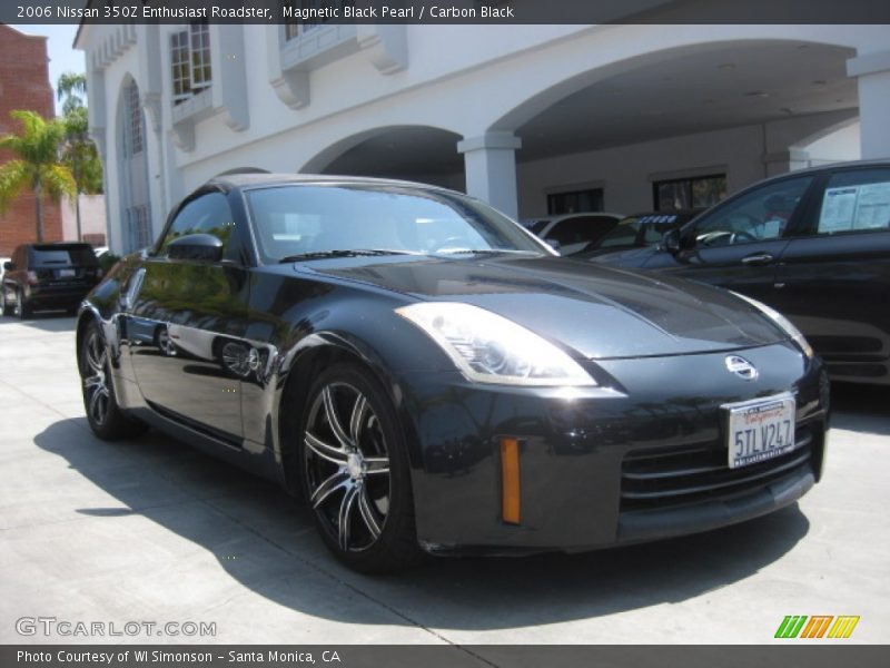 Magnetic Black Pearl / Carbon Black 2006 Nissan 350Z Enthusiast Roadster