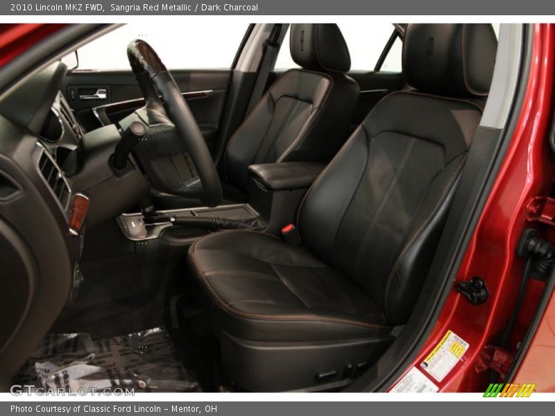 Front Seat of 2010 MKZ FWD