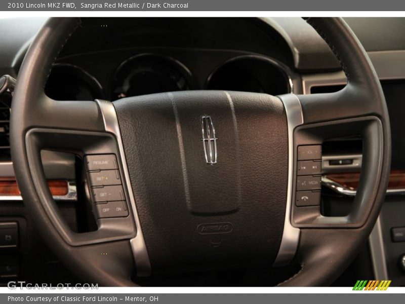 Sangria Red Metallic / Dark Charcoal 2010 Lincoln MKZ FWD