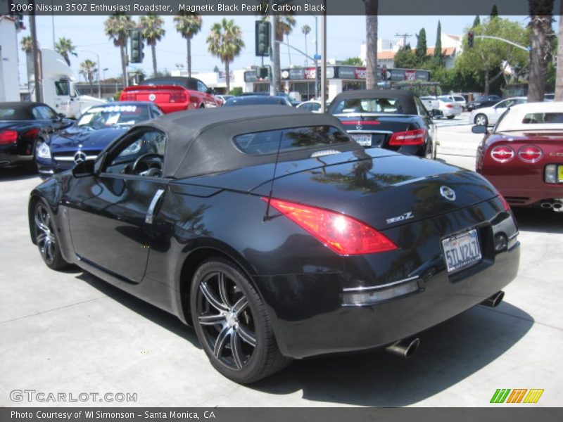 Magnetic Black Pearl / Carbon Black 2006 Nissan 350Z Enthusiast Roadster