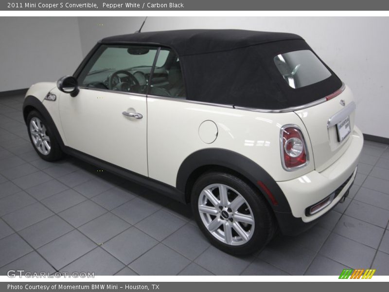 Pepper White / Carbon Black 2011 Mini Cooper S Convertible